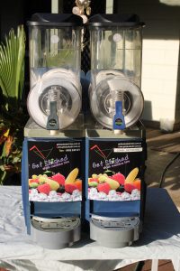 double barrel slush slushie machne hire in darwin palmerston
